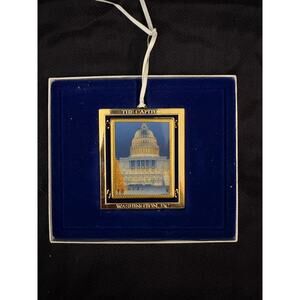 Official 2008 Holiday Ornament Congressional Washington DC Christmas Collectible